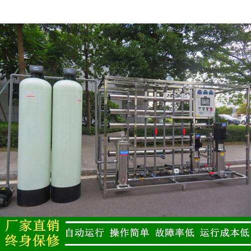绿健厂家直销1000L全自动双级反渗透设备_1T/H二级反渗透纯水设备