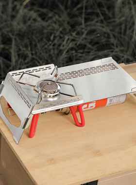 soto310便携户外不锈钢桌单飞桌炉具配件防风炉桌隔热野餐折叠桌