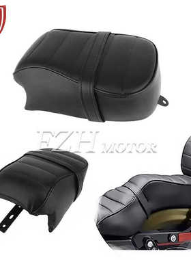 摩托车配件883N版改装后复古坐垫16-22年横纹黑色皮座坐包总成