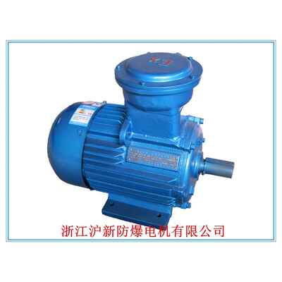 厂家直销 浙江沪新 防爆双速电机 YBD-132M-4/2 6.5/8KW
