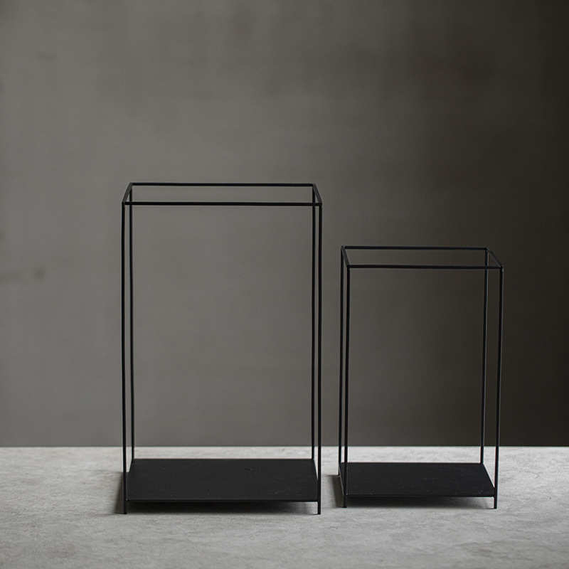 铁艺花架茶壶茶具收纳展示架桌面小花几案几简约家居摆件