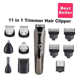 Rechargeable Electric hair trimmer clipper Barber 11 in 1