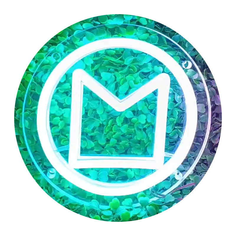 永申LED透明亚克力霓虹灯牌柔性字母灯卧室婚礼logo发光标志