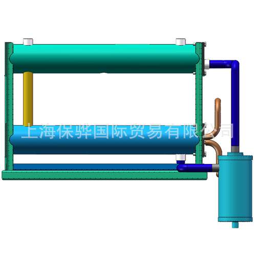 2.5m²冻干机蒸发器匹配29.3CFM压缩空气系统实现-20°C露点控制