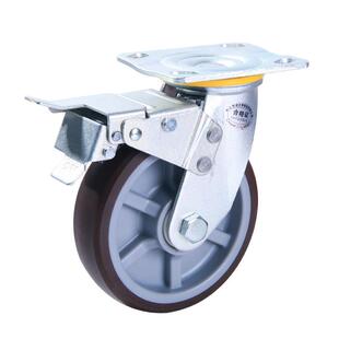 万常成万星之宝向轮脚轮向手推轮平板车定轮子配件重车型带刹车通