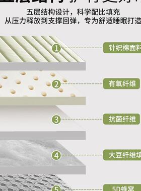 床打F98M8SS8软垫地铺垫家用垫可折叠防潮地垫地铺单双人租房睡垫