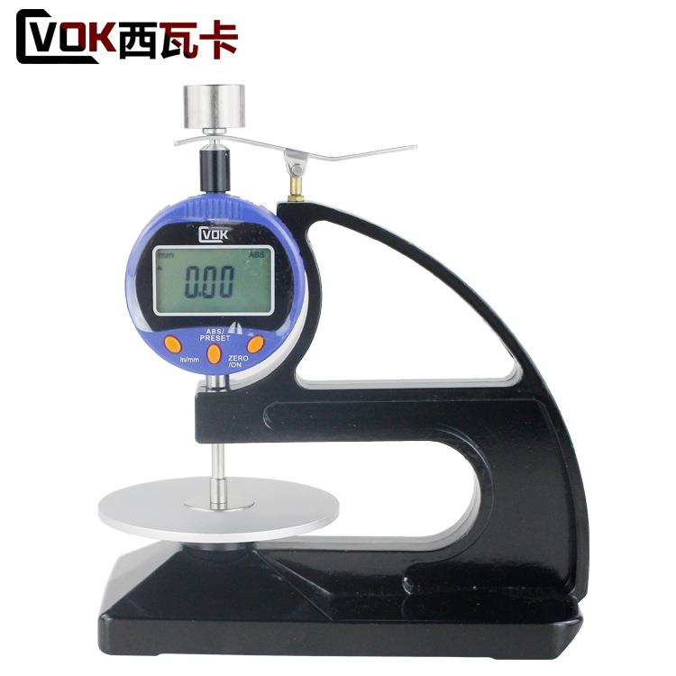 百分千分台式数显测厚规塑料测厚仪纸张薄膜布料胶带皮革厚度表