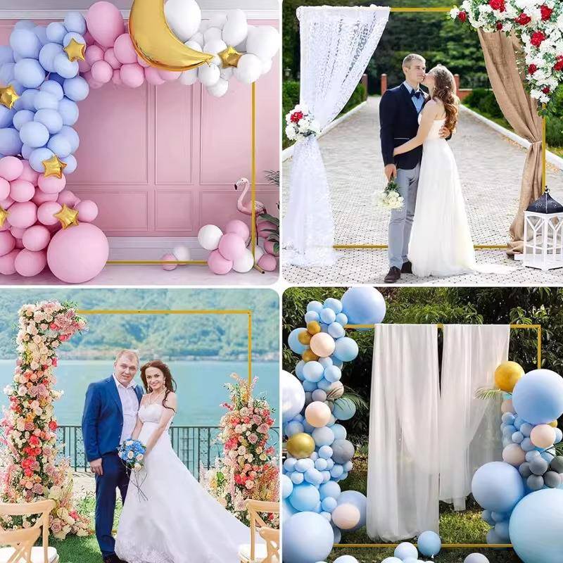 婚庆铁架宾子屏风家有喜订婚礼舞台黑A5X13720色背景架婚礼拱艺吾