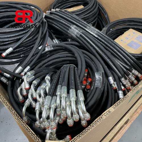 空弗KUNGFLEX 液压软管胶管总成 批量加工 纤维编织 钢丝缠绕管
