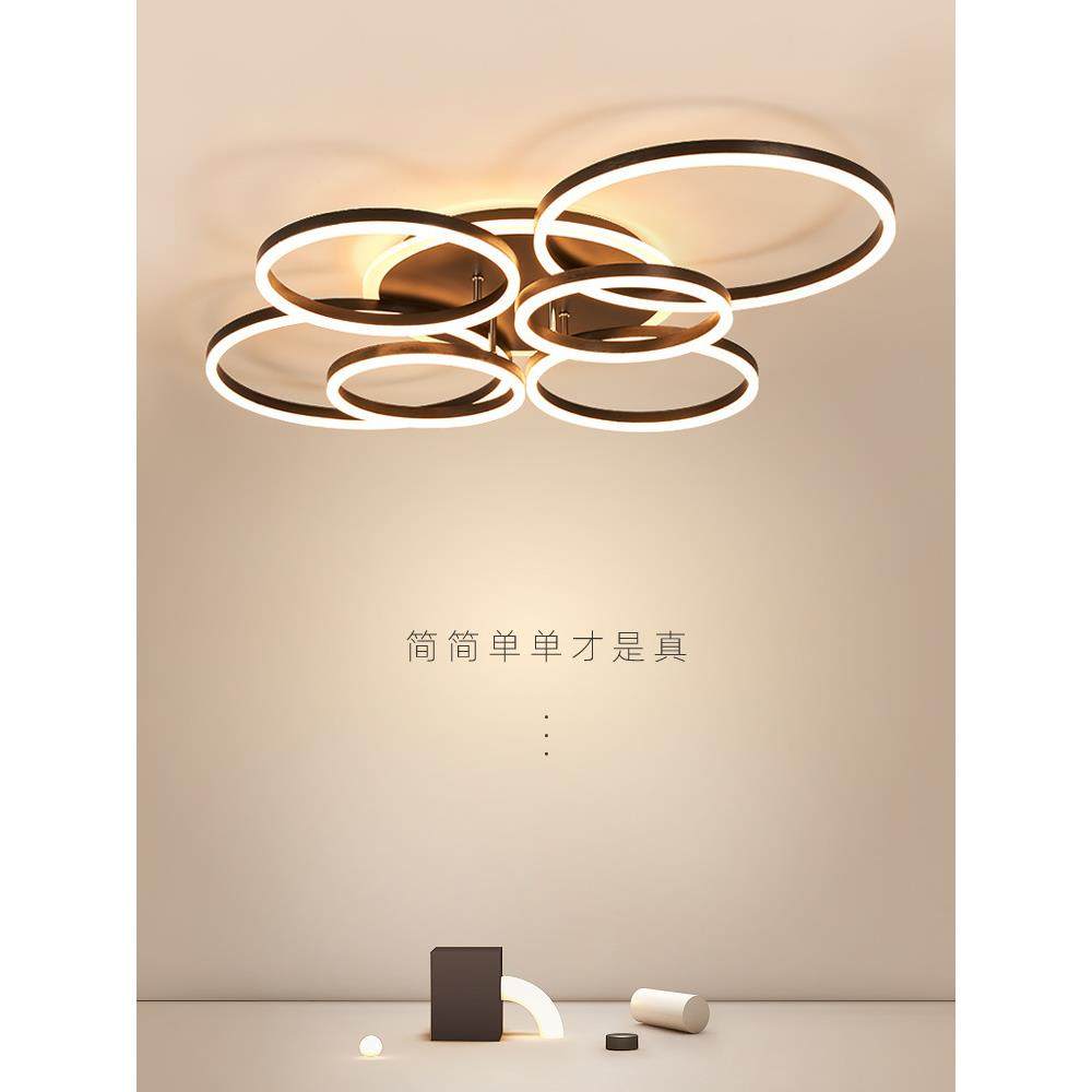 客厅灯大灯大气 现代简约北欧ins工业风创意新款家用主卧室吸顶灯