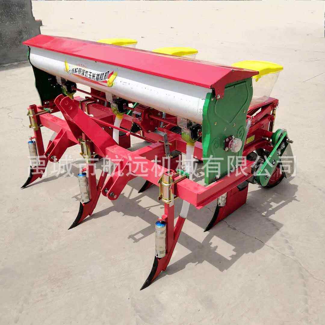 新款3行悬浮式玉米精播机 免耕式玉米大豆施肥播种一体机厂家