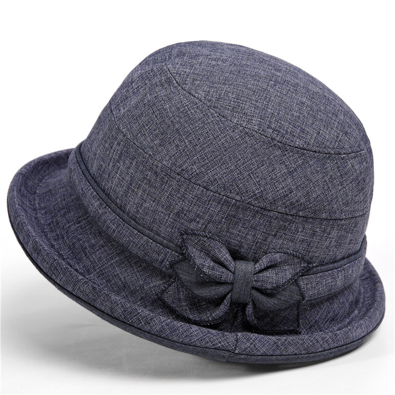 中老年人帽子女士盆帽妈妈保暖夫帽秋冬天毛呢礼帽春秋奶奶布帽