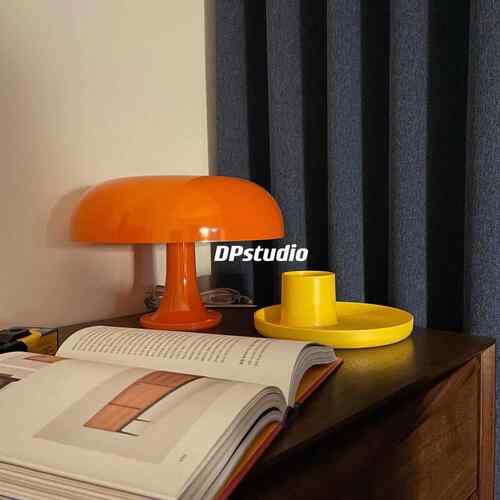 DPstudio 中古设计师台灯vintage客厅卧室夜灯民宿咖啡店蘑菇灯