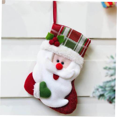 Christmas decoration tree stocking gift goodie bag pendant