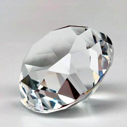 Faceted Cut Clear Crystal Diamond 60/80/100mm Romantic Big