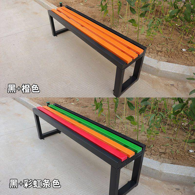 公铁凳园户外长椅艺防腐木室椅外商场休息区庭院排椅条椅长见详情