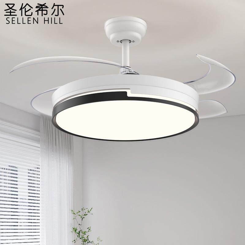 隐形风扇灯2026年新款吊扇家用客厅餐厅现代简约卧室电扇一体吊灯