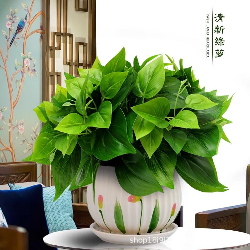 红掌仿真植物假花仿真花绿植花卉家居装饰品塑料花客厅摆件假盆栽