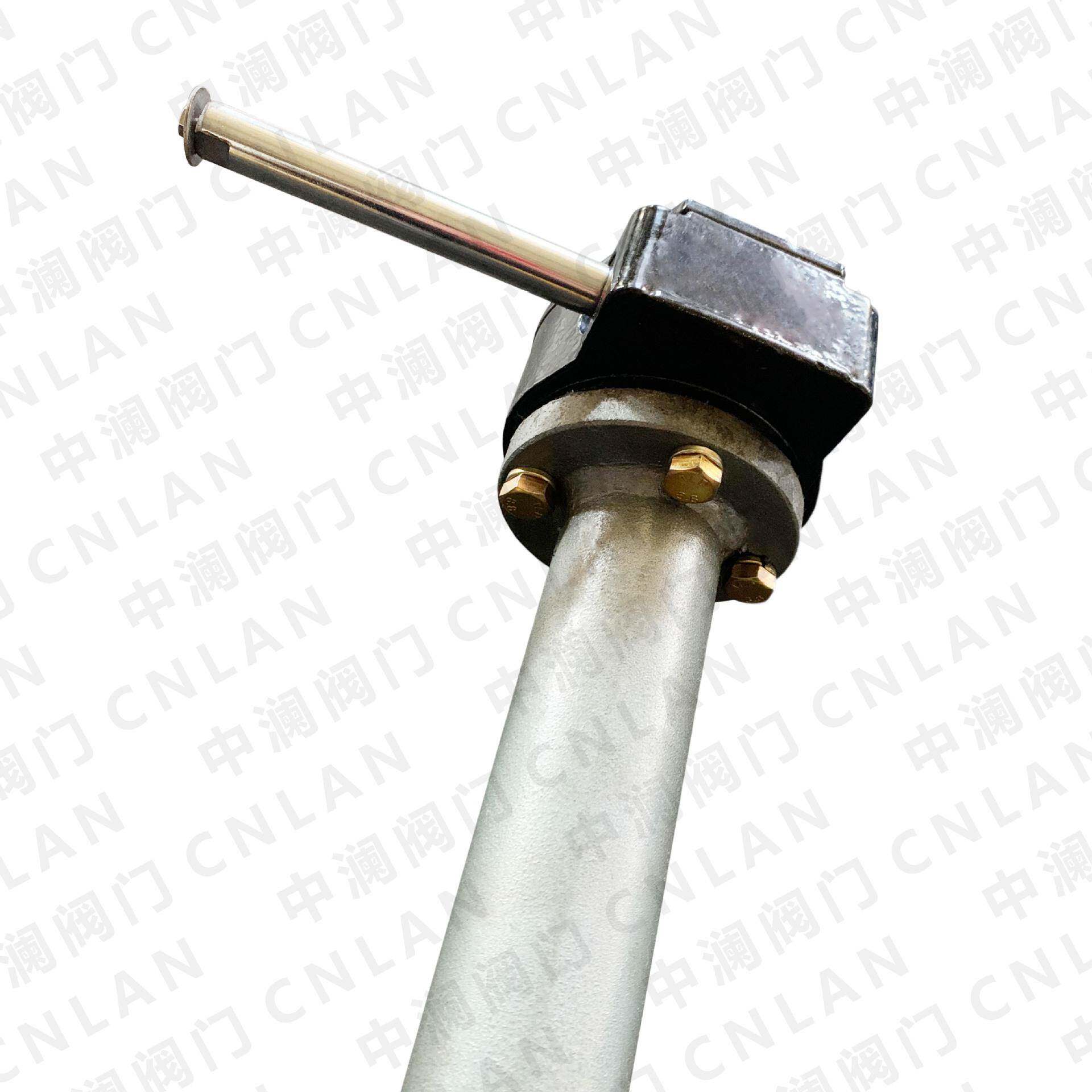 加长X杆夹蝶阀D7长1PN10PN16加杆对涡轮蜗杆蝶阀井下无品牌/专用