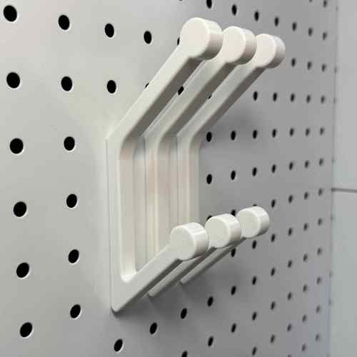 圆孔金属洞洞板配件衣服帽子挂钩包包 挂架 围巾领带挂钩单个装