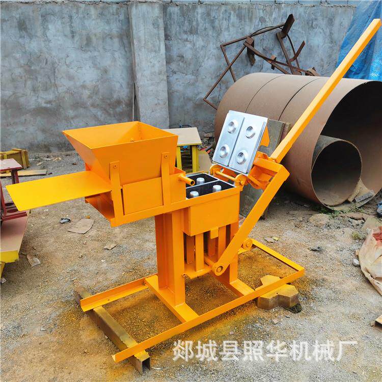 QMR2-40家庭作坊式投资的小型机械纯人力手工粘土砖制砖机