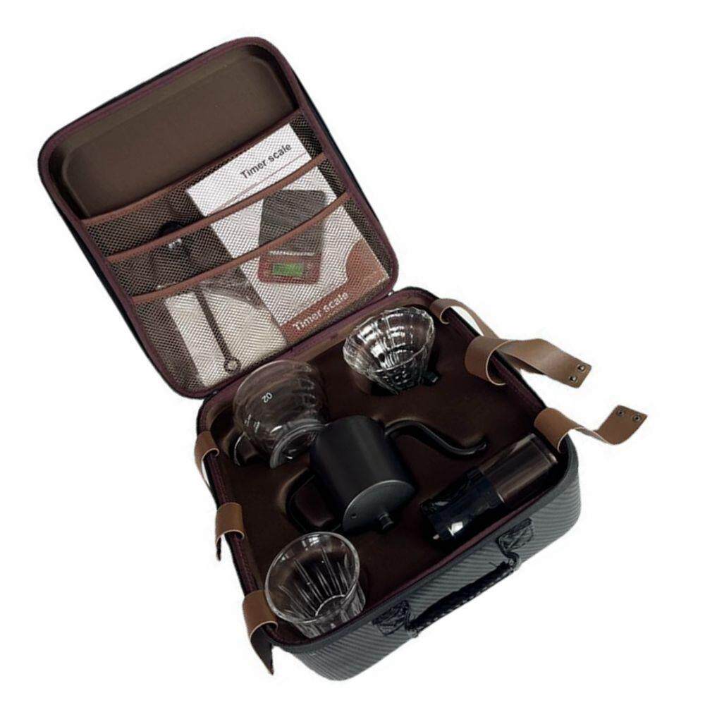 收纳旅行手冲咖啡壶套装手磨咖啡壶全套器具滤杯手冲壶组合