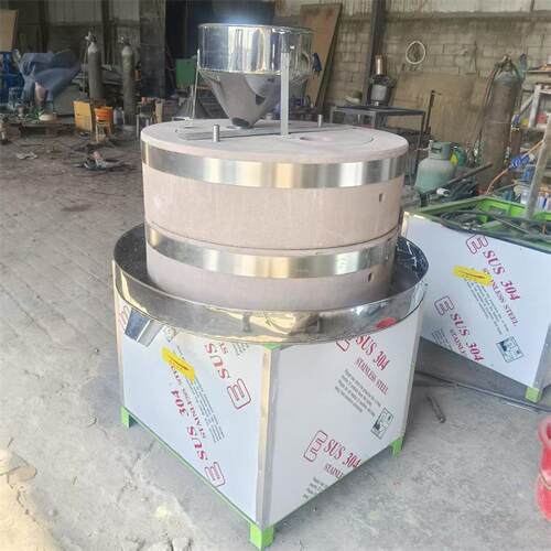 电动五谷杂粮石磨机小麦糊子豆子豆腐磨浆机粮食研磨加工设备