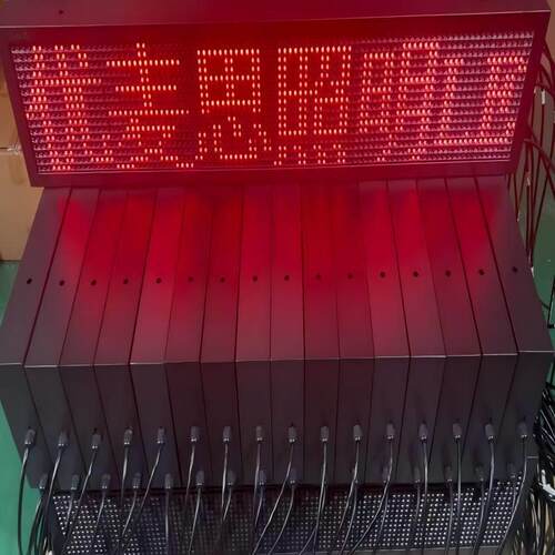 特大LED点阵数字显示屏 6寸12寸数码管 485/TTL接口PLC通信Modbus