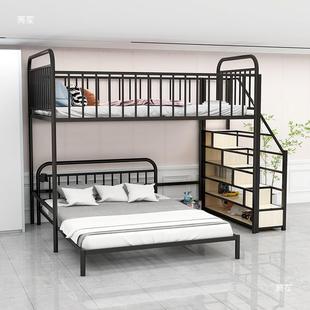 lf高架FLX床上式 床下空交错上下床错位上下o铺儿t童床小户型子垒