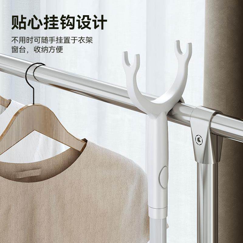 撑衣杆家用晾衣杆可伸缩加长款衣叉丫不锈钢晒衣杆阳台挑挂凉衣捍,家庭/个人清洁工具,平板拖把,淘宝优惠券,粉丝福利购,淘宝优惠卷