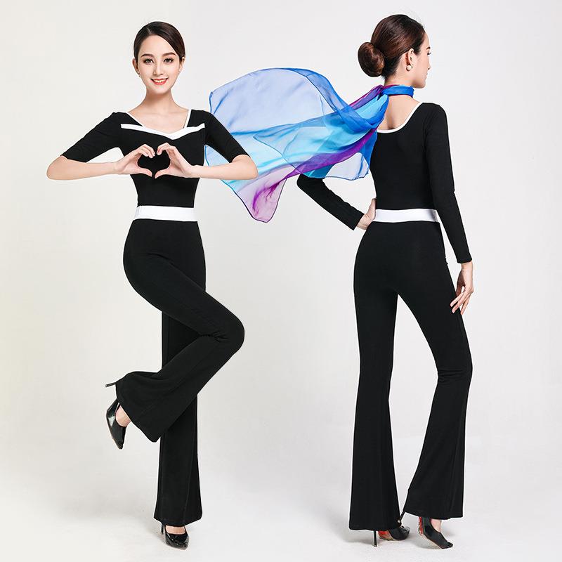 气质形体服女2025年夏季新款礼仪训练服装高端导师套装舞蹈练功服