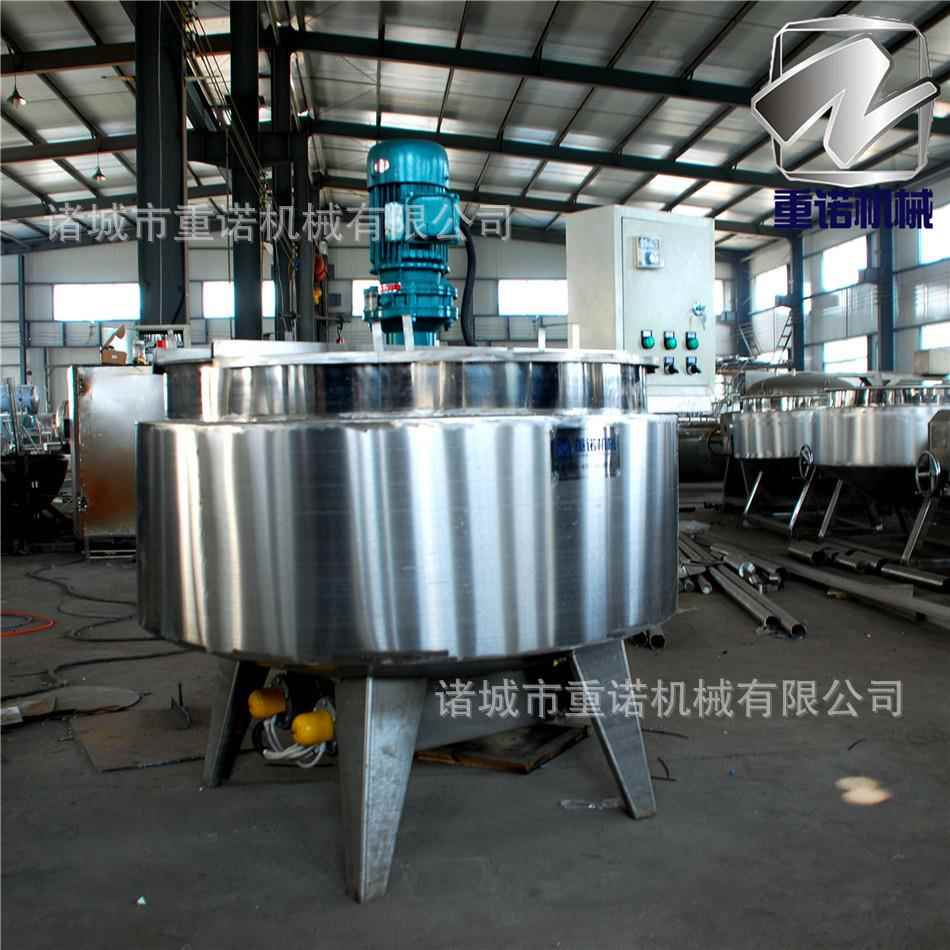 新供应重诺高粘度搅拌夹层锅化糖锅加热熬汤锅300L电加热