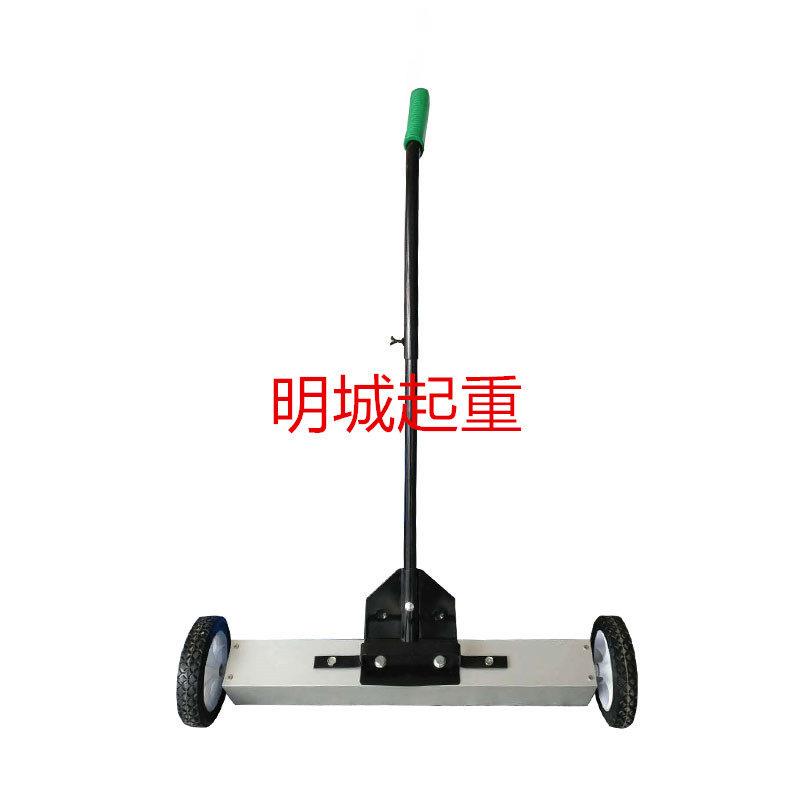 手推吸铁车强磁除铁器磁力除铁车车间拾铁器除铁屑钉子重型自动