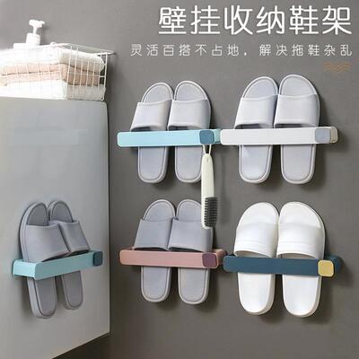 shoe rack stand shelf hook slippers storage wall hanger rack