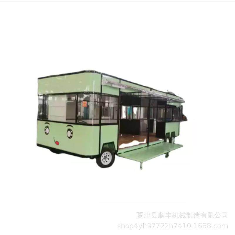 电动四轮油炸烧烤车多功能早餐流动铁板烧摆摊车章鱼烧小吃奶茶车