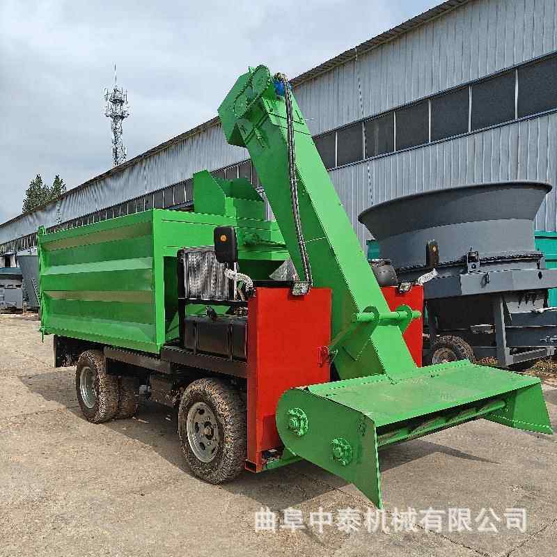 四轮单缸三立方清粪车自装自卸一体车牧区用自走式粪便铲粪机