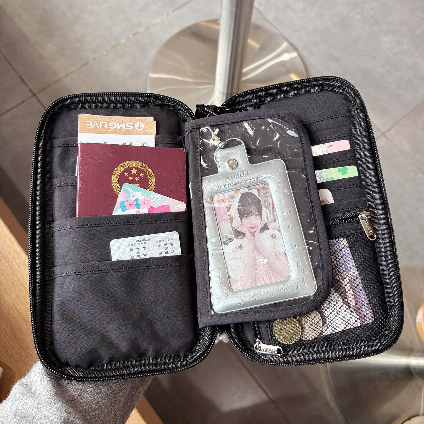 照包夹大容量证件包身多份证收护纳包旅游门票卡便捷功能加厚防水