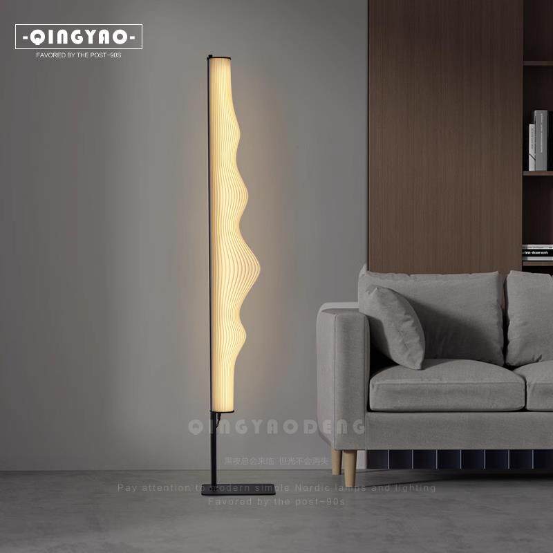 落地灯2026新款现代简约客厅卧室床头沙发极简山脉复古立式落地灯