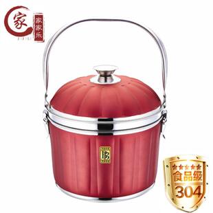 304免火再煮锅 便当锅节能锅保温锅汤煲 气电两用不锈钢焖烧锅欧式