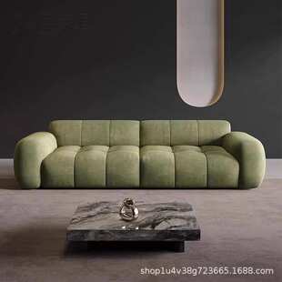 布艺沙发发风简意棉户型直客厅式奶油丝绒极大小花糖羽林木业排沙