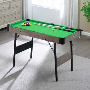 青少年儿童折叠台球桌1.2米桌球台 可折叠款 美式英式撞球台
