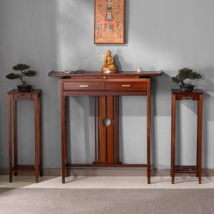 实木供桌佛台家用贡桌立柜神台神龛财神爷柜子菩萨供奉案台香火桌