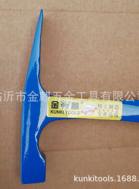 金麒牌迷你平头地质锤 迷你鸭嘴地质锤 K8008S-FB 泥工锤 砖锤