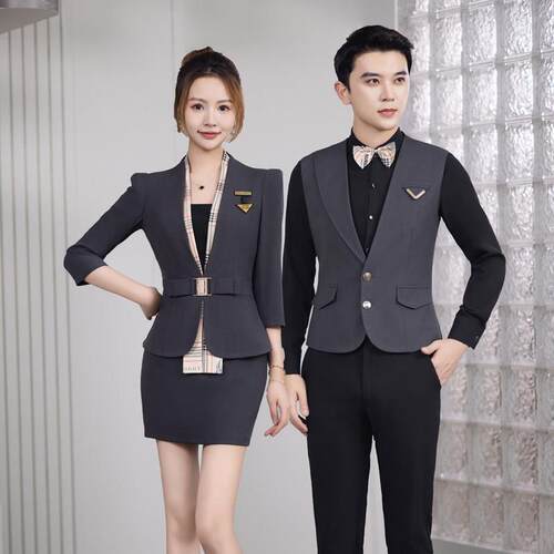 新款包厢dj公主服ktv少爷马甲套装 夜总会酒店服务员酒吧男女工衣