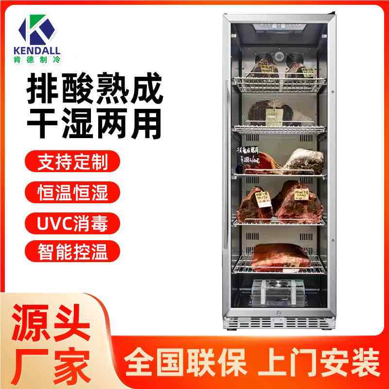 式牛肉熟成柜牛肉排酸干商用西餐干两用温冷藏保鲜柜风冷牛湿恒肉