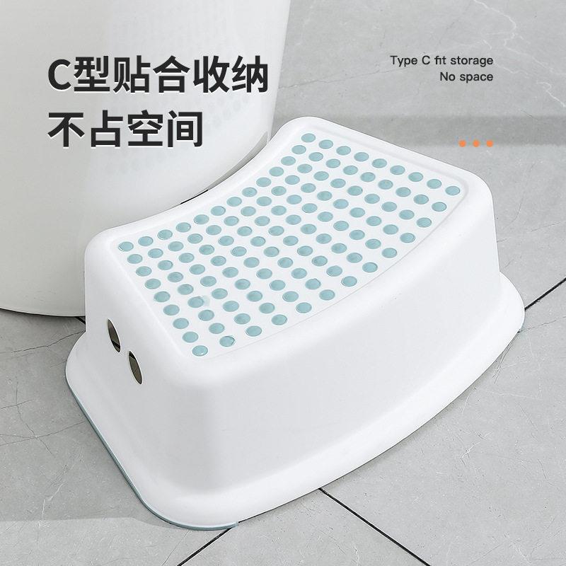 家用防滑凳塑料踩脚凳儿童马桶凳踏脚凳卫生间厕所垫脚凳加厚凳子
