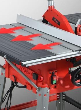 10寸多功能木工可升降台锯台式切割机45度斜切裁板锯工地木工台锯