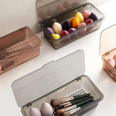 AD30-Flatware Tray with Lid,Utensil Storage with Lid
