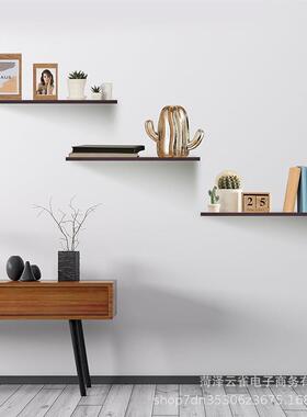 3件房套木质浮搁板墙壁装饰储MOU物架架客厅厨壁挂式收纳悬架