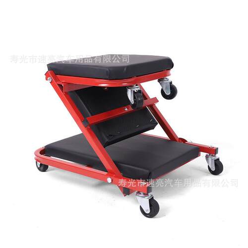 加厚多功能叠两264用修车凳作修车躺板维修工凳可折叠折修车凳